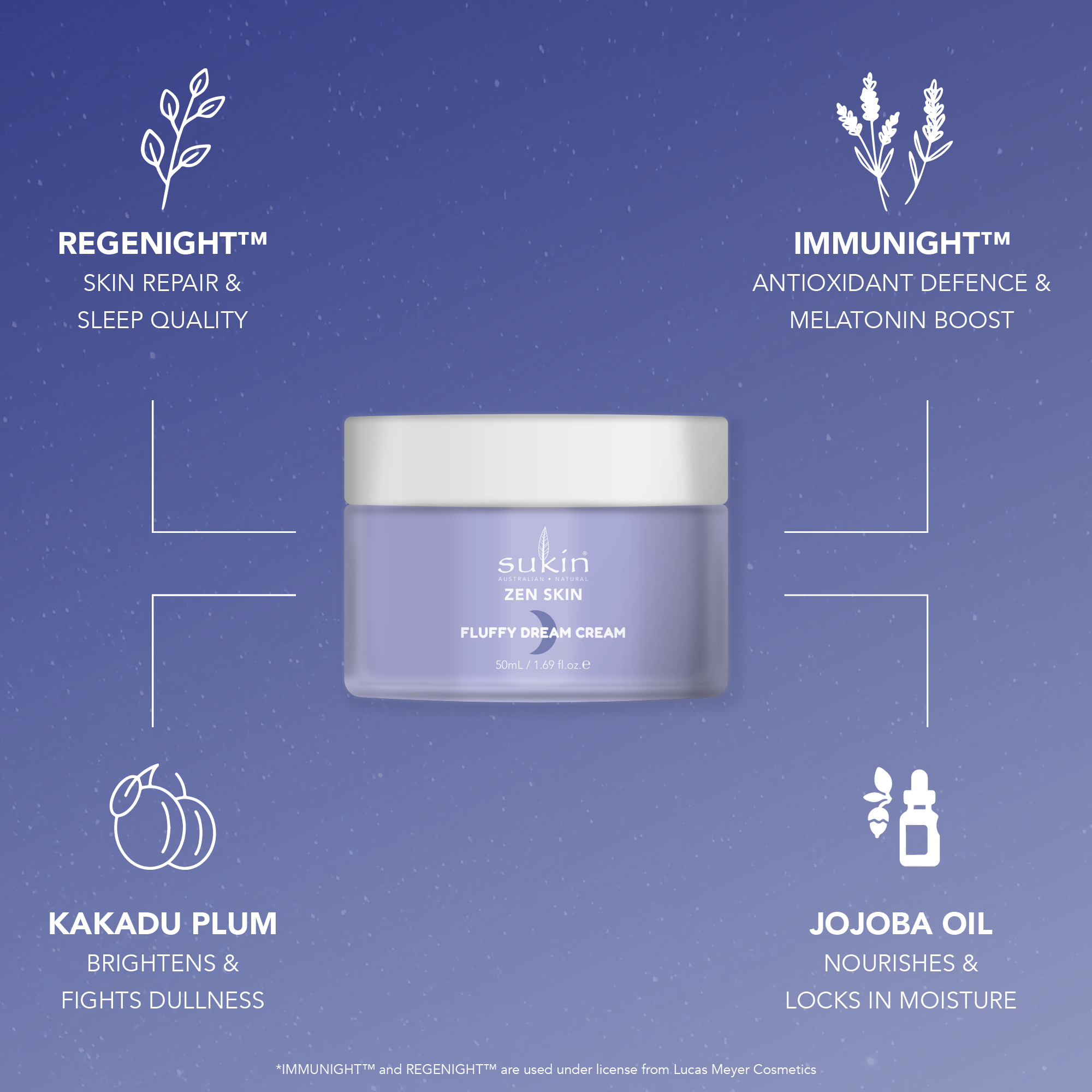 SUKIN ZEN SKIN FLUFFY DREAM CREAM | 50ML